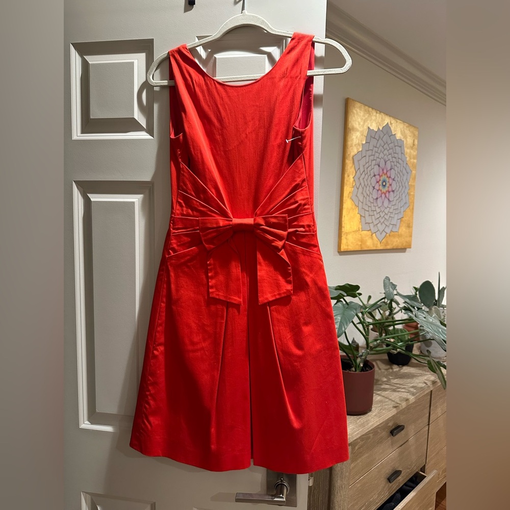 Kate Spade Vibrant Red Backless Dress